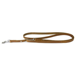 Produktbild von Stufenlos verstellbare Leder-Führleine Weinheim Maroon Braun