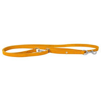 Produktbild von Stufenlos verstellbare Leder-Führleine Weinheim Yellow 210 cm x 12 mm