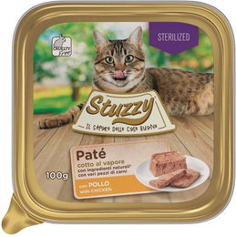 Produktbild von Stuzzy Paté Huhn für sterilisierte Katzen Adult mit hohem Fleischanteil 100 g