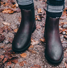 Südwind Chelsea Boot Nova Jodhpur Winter aus Echtleder in Braun mit Teddyfell – Bild 1 von 5