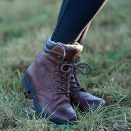 SUEDWIND Amaron LACE Wool WP Winter-Reitstiefel aus Nubuk-Leder in Braun Größe 39 waterproof mit Wollfütterung – Bild 1 von 6