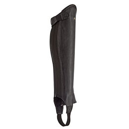 Suedwind Equestrian Soft Chap Comfort Reitschutz Chaps aus Leder in Schwarz Größe KXL – Bild 1 von 7