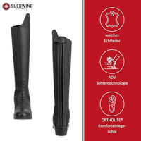 Produktbild von SUEDWIND FOOTWEAR Advanced II Tall Leder Reitstiefel für Damen Schwarz Größe 41 wasserabweisend