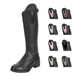 Suedwind Footwear Kinder-Reitstiefel Nova Kids Fun aus Leder Schwarz Größe 41 – Bild 1 von 8