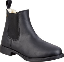 Suedwind Footwear Nova Jodhpur Classic Winter Chelsea Boot aus Echtleder in Schwarz mit Teddyfell – Bild 1 von 1
