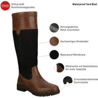 Produktbild von Suedwind Footwear Reitstiefel Milford Waterproof Leder Blau Braun Größe 36