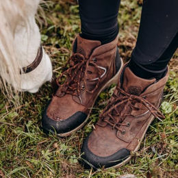 SUEDWIND FOOTWEAR Reitstiefeletten Field Lace GripFTX Unisex Leder Braun Grösse 43 wasserabweisend – Bild 1 von 8