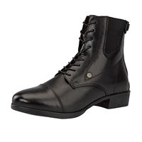 Produktbild von SUEDWIND FOOTWEAR Reitstiefeletten Nova BZ Lace Vegan Schwarz Kunstleder Größe 41 für Kids
