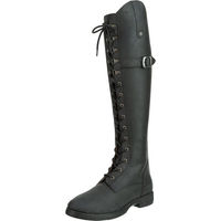 Produktbild von Suedwind Longford Wasserdichte Winter Reitstiefel für Damen aus Leder mit Teddyfell in Schwarz Größe 38