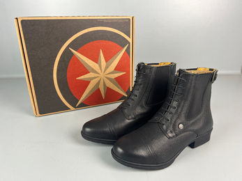 Suedwind Paddock Stiefeletten Nova Kids BZ Lace Soft Reitschuhe aus Leder Schwarz Größe 36 – Bild 1 von 13