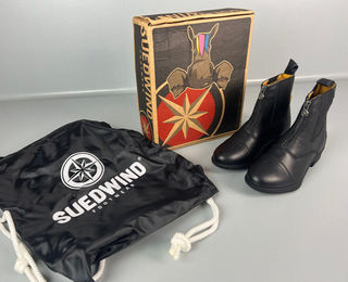 Suedwind Paddock Stiefeletten Nova Kids FZ Soft aus Leder Schwarz Grösse 35 – Bild 1 von 13