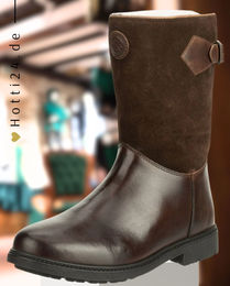 Produktbild von Suedwind Reitstiefeletten Leo Merino Chocolate aus Leder in Braun für den Winter