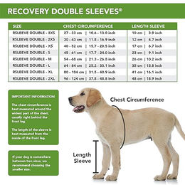 Suitical Recovery Double Sleeves Gelenkschutz für Hunde in Schwarz Größe L – Bild 1 von 6