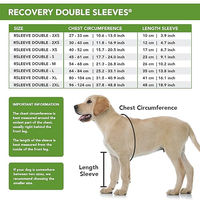 Produktbild von Suitical Recovery Double Sleeves Gelenkschutz für Hunde in Schwarz Größe L
