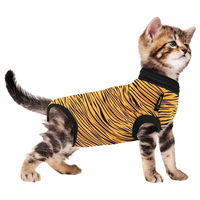 Produktbild von Suitical Recovery Suit Katzen Schutzanzug Tigerprint Größe XS