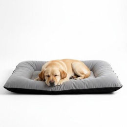 SunnyDogs Hundebett XXL Grau aus Schaumstoff und Polyesterfaser für große Hunde – Bild 1 von 1