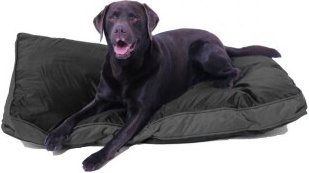 SunnyDogs Outdoor-Hundekissen XXL aus Oxford-Gewebe Schwarz 120 x 80 cm – Bild 1 von 3