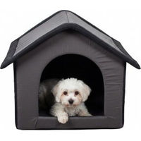 Produktbild von SunnyDogs Stoff-Hundehütte Hundehöhle grau 64 x 57 x 60 cm