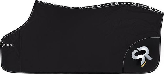 Sunride Abschwitzdecke Boston für Pferde aus Softshell mit Fleece rot 105 cm – Bild 1 von 6