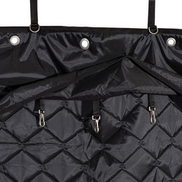 Sunride Boxenvorhang für Pferde in Schwarz – Bild 1 von 8