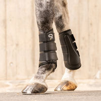 Produktbild von SUNRIDE Dressurgamaschen für Pferde aus Leder in Braun XS
