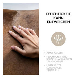 SUNRIDE EquiTowel Frotteedecke für Pferde aus 100% Baumwolle braun Größe M – Bild 1 von 3