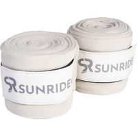Produktbild von Sunride Fleece Gamaschen 2er Set Blau Weiß zum Schutz von Sehnen und Bändern