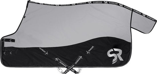 Sunride Helsinki Winterdecke für Pferde 250g Grau 140cm wasserfest und atmungsaktiv - 250 g – Bild 1 von 5