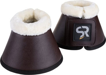 Sunride Hufglocken aus Kunstleder mit Fell braun Größe XL 2er Set – Bild 1 von 1