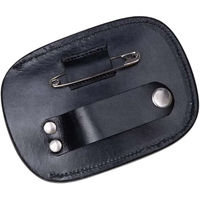 Produktbild von SUNRIDE Nummernhalter für Pferde aus Echtleder mit 3-stelligen Startnummern in Braun