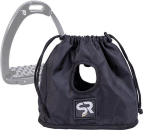 Sunride Steigbügelschoner aus Polyester in Schwarz zum Schutz von Sattel und Steigbügel – Bild 1 von 4