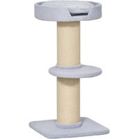 Produktbild von Sunvello Kratzbaum für Katzen 91 cm mit Sisalstämmen und Kissen in Hellblau
