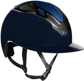 Produktbild von Suomy Apex Wood Lady Reithelm für Damen in Braun und Blau