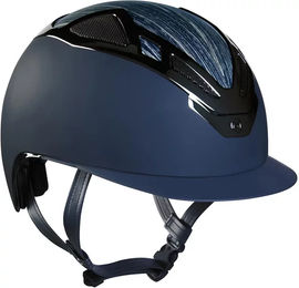 Produktbild von Suomy Apex Wood Reithelm Holz Optik Braun Blau Unisex 58 cm