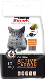 Produktbild von Super Benek Active Carbon Klumpstreu mit Aktivkohle 10 L (ca. 8 kg) - 10 l