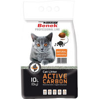 Produktbild von Super Benek Active Carbon Klumpstreu mit Aktivkohle 2 x 10 L (ca. 16 kg) - 2 x 10 l