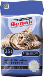 Super Benek Compact Katzenklumpstreu Bentonit Seebrise 25 l - 20 kg – Bild 1 von 2