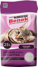 Super Benek Compact Klumpstreu Lavendel für Katzen 25 l - 25 l – Bild 1 von 2
