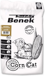 Produktbild von Super Benek Corn Cat Golden Unparfümiertes Maisstreu für Katzen 35 l - 35 l