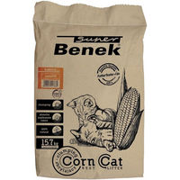 Produktbild von Super Benek Corn Cat Klumpendes Maisstreu für Katzen unparfümiert 25 l - 25 l