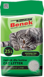 Super Benek Green Forest Klumpstreu Pinie 25 l (20 kg) - 20 kg – Bild 1 von 2