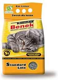 Super Benek Katzenklumpstreu Natural Unparfümiert 5 l - 5 l – Bild 1 von 2