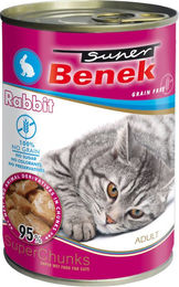 Produktbild von Super Benek Nassfutter für Katzen Adult Ente in Sauce Getreidefrei 10 x 415 g - 10 x 415 g