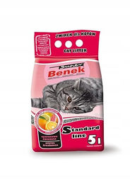 Produktbild von Super Benek Standard Klumpstreu Katzenkies Citrus 5L - 5 l