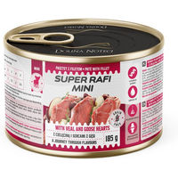 Produktbild von SUPER RAFI Mini Nassfutter Pastete mit Kalb und Gans für kleine Hunde Adult getreidefrei 185g