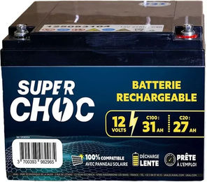 Superchoc Wiederaufladbarer Akku Schwarz – Bild 1 von 1