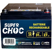 Produktbild von Superchoc Wiederaufladbarer Akku Schwarz