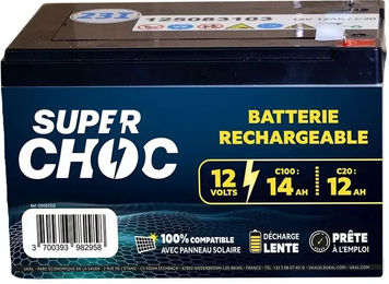Superchoc Wiederaufladbarer Akku Schwarz – Bild 1 von 1