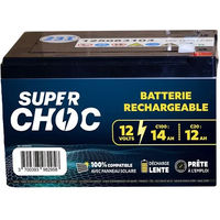 Produktbild von Superchoc Wiederaufladbarer Akku Schwarz