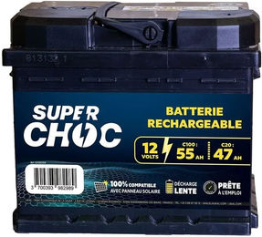 Superchoc Wiederaufladbarer Akku Schwarz – Bild 1 von 1